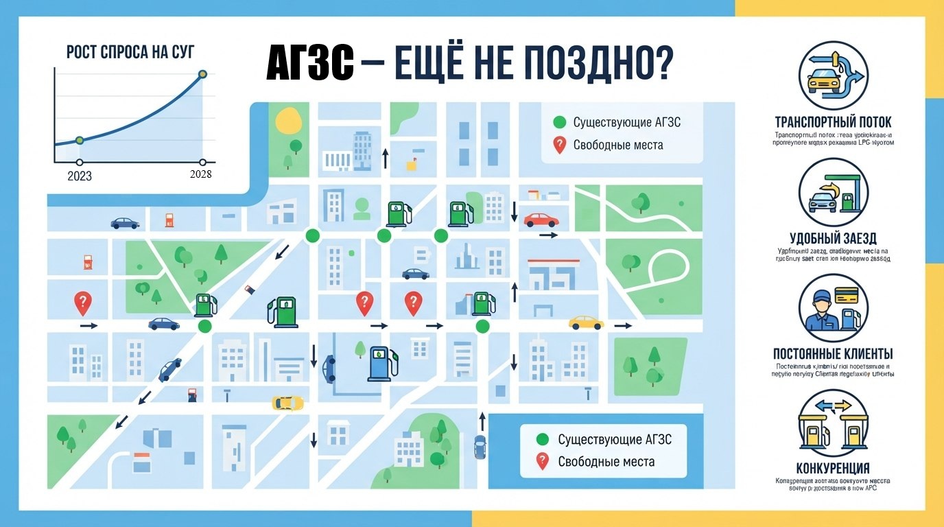 Стоит ли открывать АГЗС  или рынок уже занят?